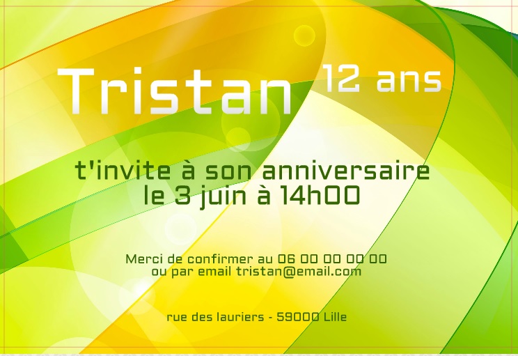 1 Sans titre 6 - Carte d&#039;invitation anniversaire à personnaliser : 10 Modèles Pour Vous Inspirer !!!