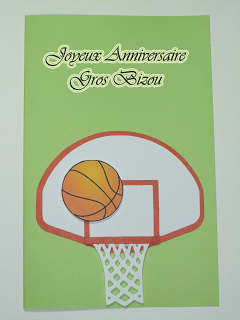 Joyeux2BAnniversaire - Carte d&#039;anniversaire thème: basket