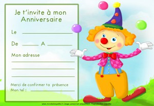 carte anniversaire enfant 4 300x208 - Carte d&#039;Invitation à un Anniversaire Gratuite à Imprimer pour  Enfant