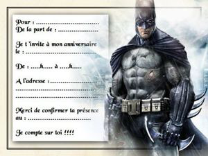 carte10 - Carte d&#039;anniversaire batman