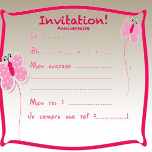 invitation 300x300 - Carte d&#039;invitation d&#039;anniversaire gratuite