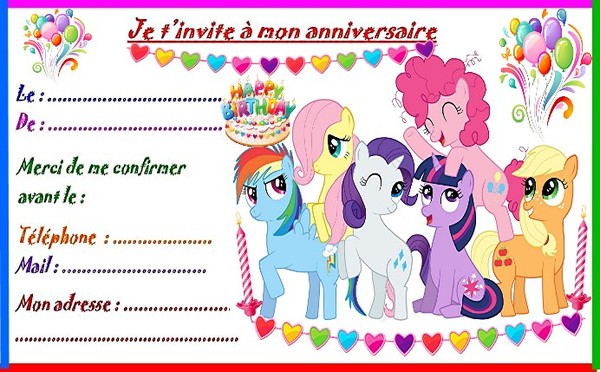 invitation anniversaire7 - Magnifique invitation d&#039;anniversaire