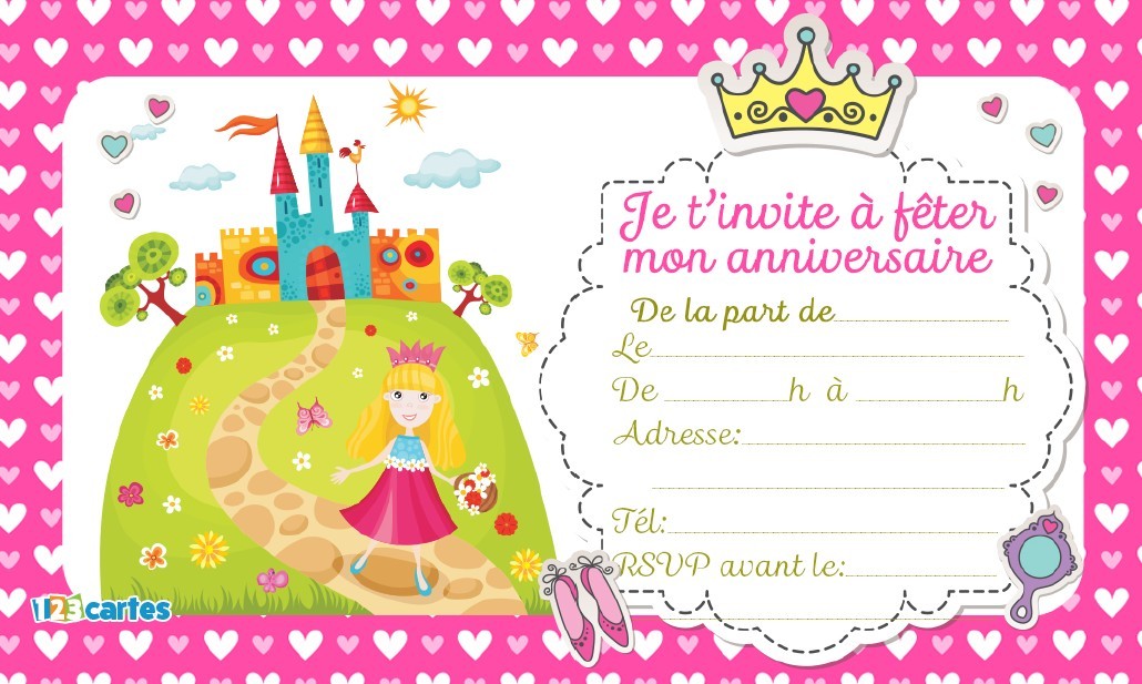 invitation anniversaire9 - Magnifique invitation d&#039;anniversaire