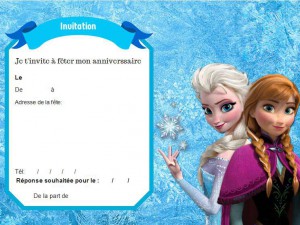 nvitation Anniversaire Reine Des Neiges 4 300x225 - Voici des Jolies cartes d&#039;invitation d&#039;anniversaire sur le thème reine des neiges à imprimer gratuitement