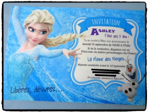 nvitation Anniversaire Reine Des Neiges 5 300x225 - Voici des Jolies cartes d&#039;invitation d&#039;anniversaire sur le thème reine des neiges à imprimer gratuitement