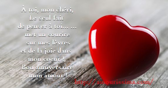 texto d anniversaire amour Amourissima 1 1 - Message d&#039;anniversaire et d&#039;amour