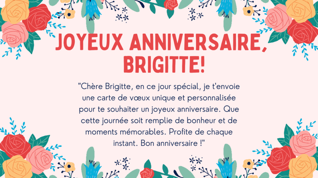 joyeux anniversaire 58 1024x576 - Vœux, Textes et Félicitations pour l'Anniversaire de Brigitte