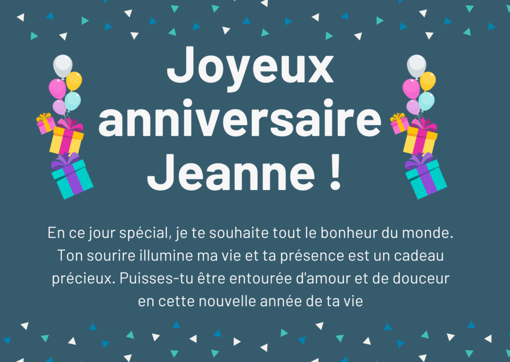 Pink Minimalist Happy Birthday Card 12 1024x726 - Textes et messages joyeux anniversaire à Jeanne