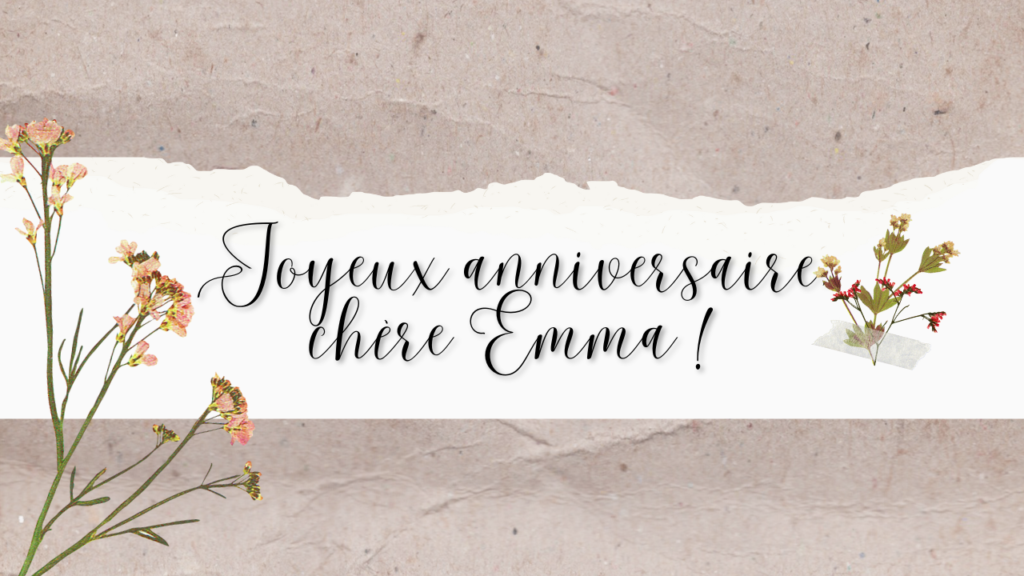 joyeux anniversaire 22 1024x576 - Messages et SMS spéciaux pour célébrer l'anniversaire d'Emma